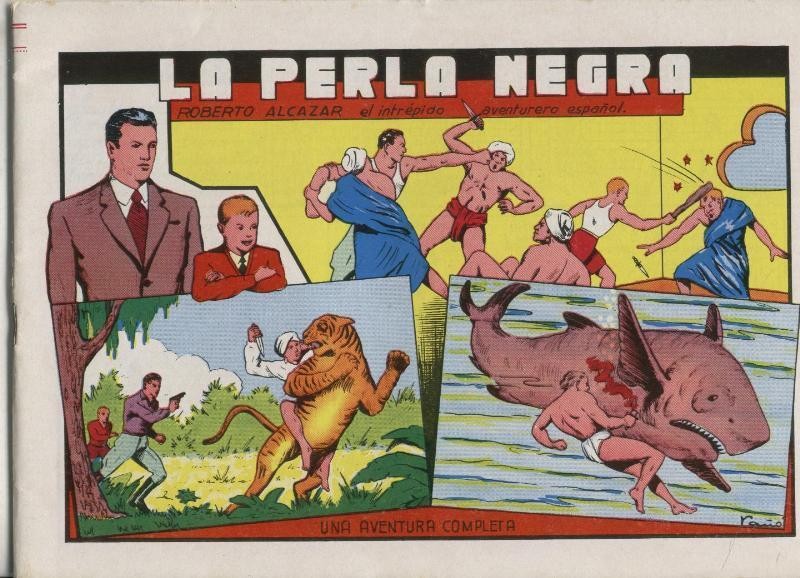Roberto Alcazar dos en uno numero 030 (numerado 1 en trasera)