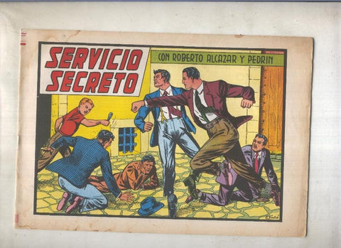 Roberto Alcazar dos en uno numero 123 (numerado 1 en trasera)