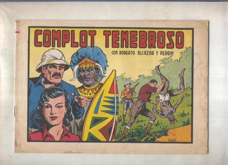 Roberto Alcazar dos en uno numero 127 (numerado 1 en trasera)