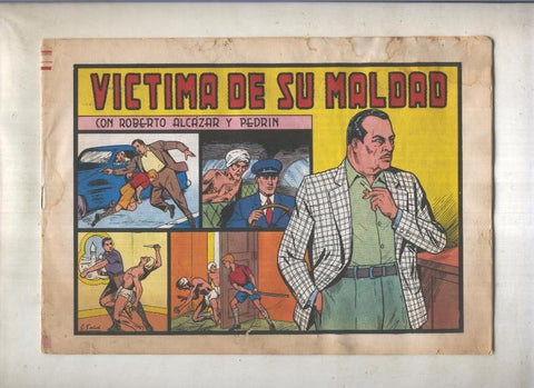 Roberto Alcazar dos en uno numero 132 (numerado 1 en trasera)