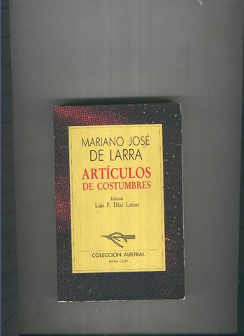 Articulos de costumbres