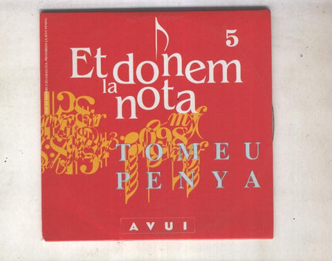 Et donem la nota numero 05: Tomeu Penya