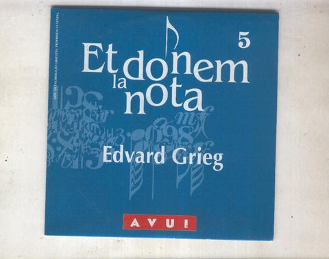 CD: Et donem la nota numero 05: Edvard Grieg: Peer Gynt y concert de piano