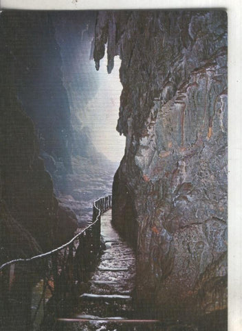Postal 004786 : Acceso al in terior de la gruta Iris en Monasterio de Piedra-Zaragoza