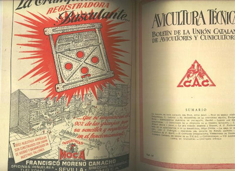 Avicultura Tecnica volumen IV con los numeros 37 al 48