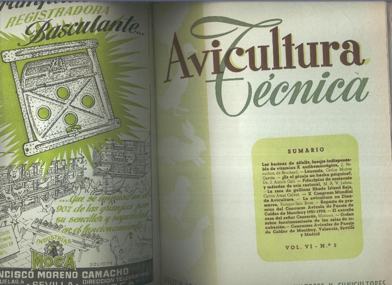Avicultura Tecnica año 1953