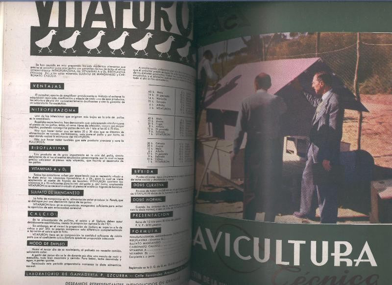 Avicultura Tecnica año 1955