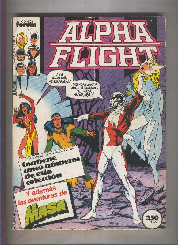 Alpha Flight volumen 1 retapado numero  27 al 31