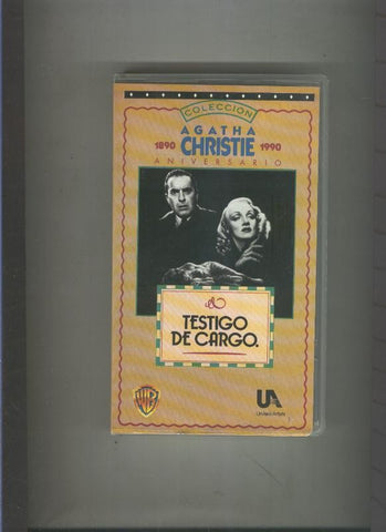 Video VHS: Agatha Christie: El testigo de cargo /Tyrone Power-Marlene Dietrich)