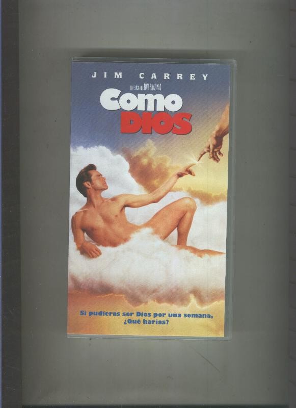 Video VHS: Como Dios (Jim Carrey)