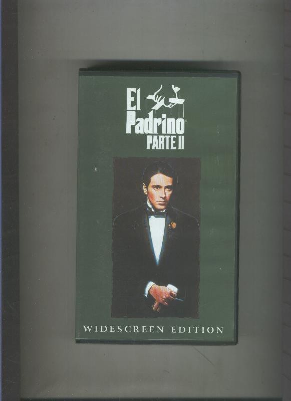 Video VHS: El Padrino parte II (Al Pacino-Rober de Niro)