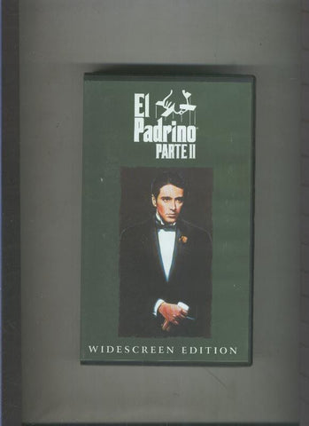 Video VHS: El Padrino parte II (Al Pacino-Rober de Niro)