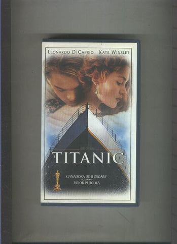 Video VHS: Titanic (Leonardo Dicaprio - Kate Winslet)
