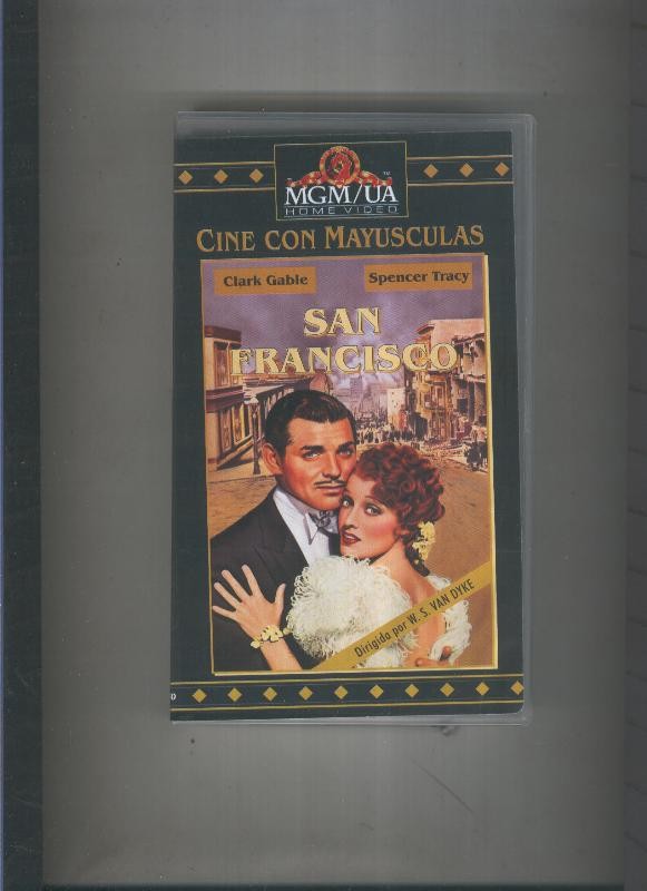 Video VHS: Cine con Mayusculas: San Francisco (Clark Gable-Spencer Tracy)