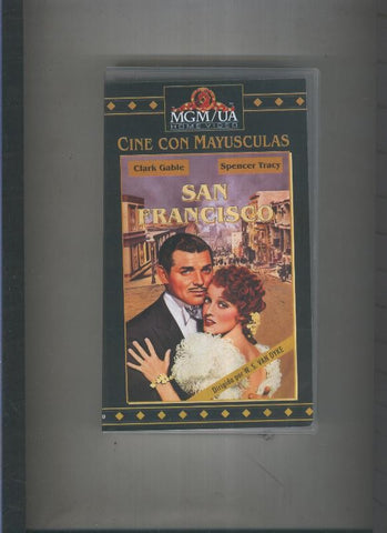 Video VHS: Cine con Mayusculas: San Francisco (Clark Gable-Spencer Tracy)