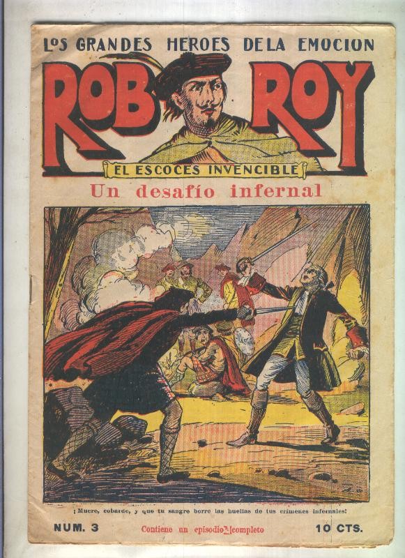 Rob Roy el escoces invencible numero 3: Un desafio infernal