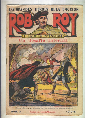 Rob Roy el escoces invencible numero 3: Un desafio infernal