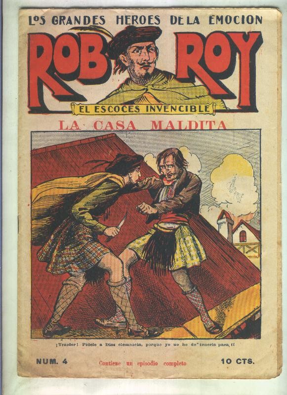 Rob Roy el escoces invencible numero 4: La casa maldita