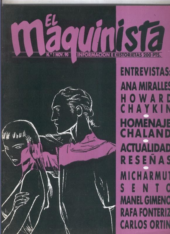 El Maquinista numero 01 (noviembre 1990)