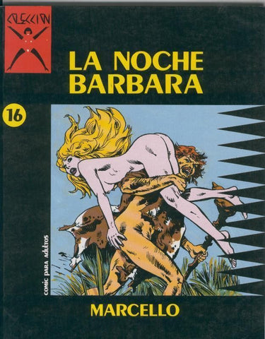 Coleccion X numero 016: La noche barbara (numerado 1 interior portada)