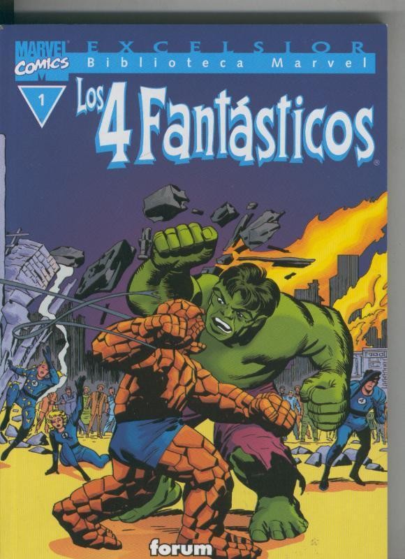 Biblioteca Marvel Excelsior : Los 4 Fantasticos numero 01: Los 4 Fantasticos