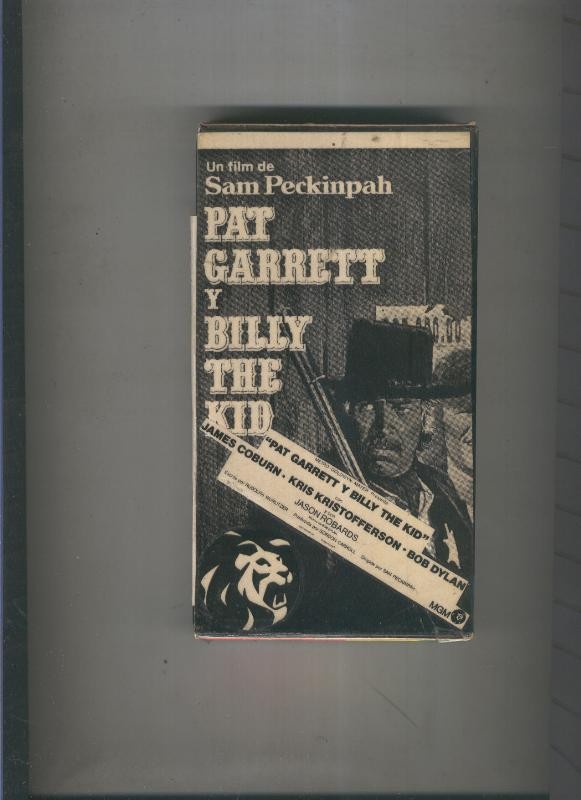 Video VHS. Pat Garrett y Billty the Kid (James Coburn-Bob Dylan)