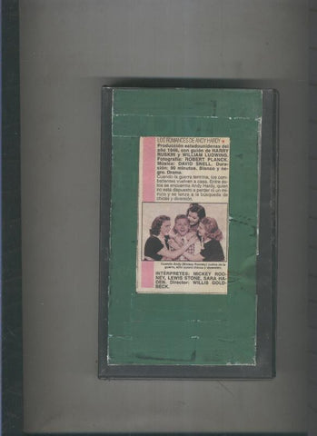 Video VHS: Niños de Hollywood y Los romances de Andy Hardy