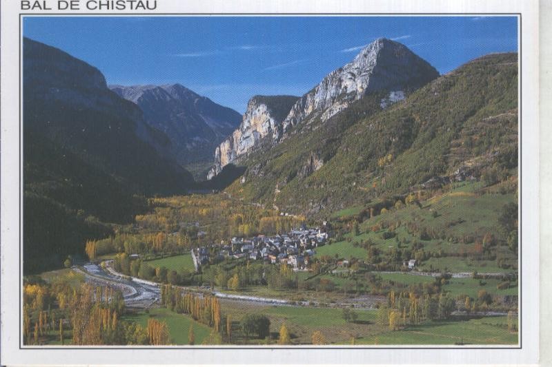 Postal 014251: Vista de Plan en el Bal de Gistau, Huesca