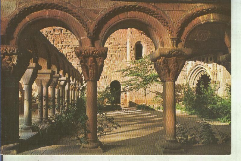 Postal 014256:  Clausto romanico de San Juan de la Peña, Huesca
