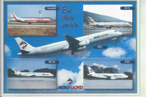 Postal 014267: Aviones de la linea Aero Lloyd 