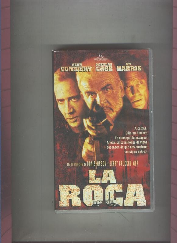 Video VHS: La Roca (Sean Connery-Nicolas Cage)