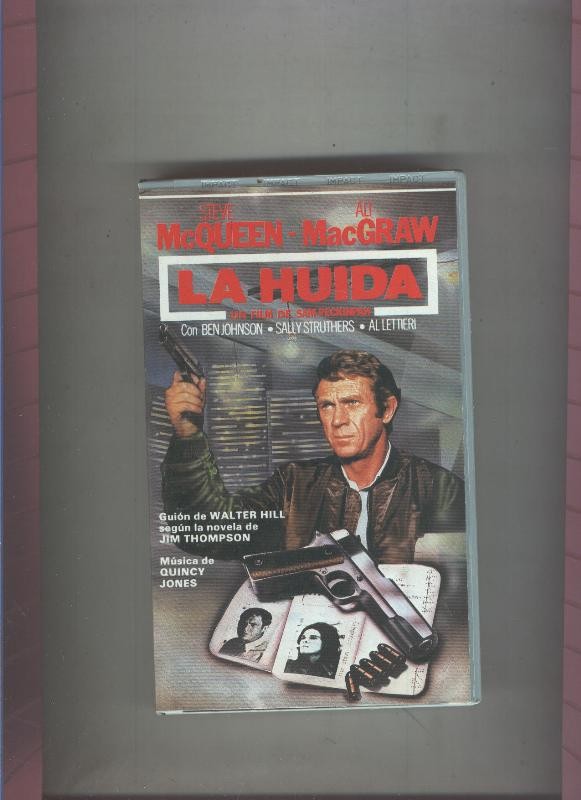 Video VHS: La huida (Steve McQueen-Ali MacGraw)