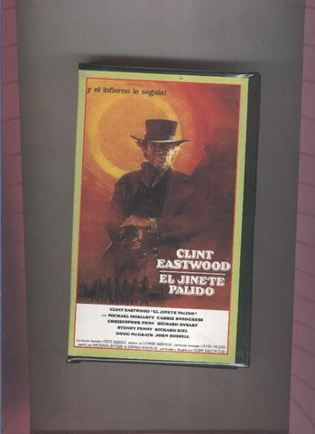 Video VHS: El jinete palido (Clint Eastwood)