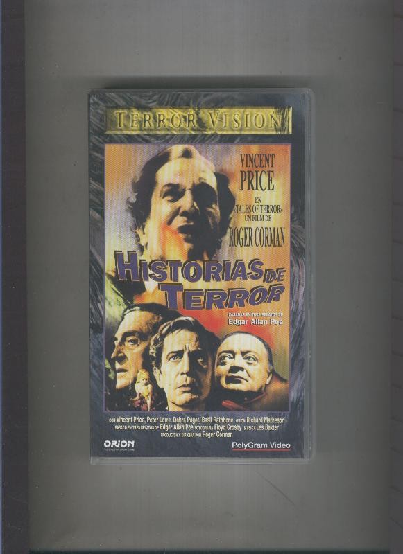 Video VHS: Historias de Terror (Vincent Prince3)