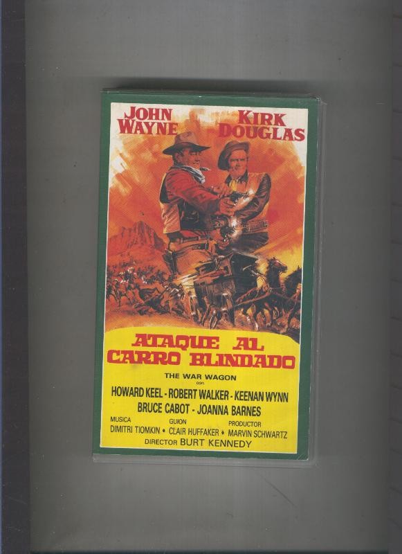 Video VHS: Ataque al carro blindado  (John Wayne - Kirk Douglas)