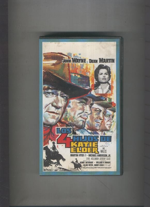Video VHS: Los 4 hijos de Katie Elder (John Wayne - Dean Martin)