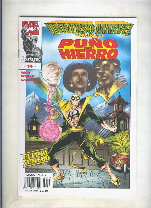 Universo Marvel numero 14: Puño de Hierro, fin de esta coleccion