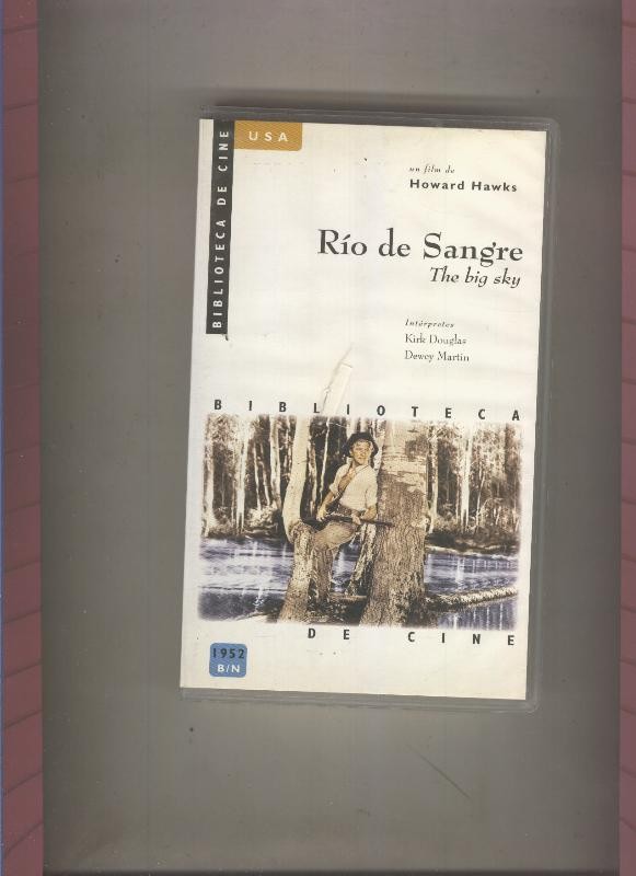 Video VHS: Biblioteca de Cine USA: Rio de Sangre de Howard Hawks