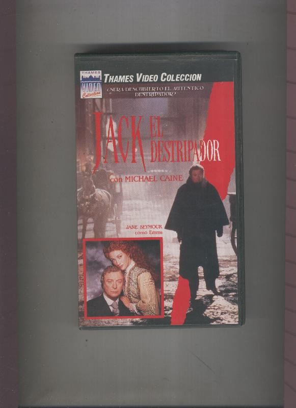 Video VHS: Jack el destripador (Michael Caine)