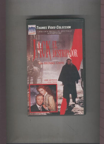 Video VHS: Jack el destripador (Michael Caine)