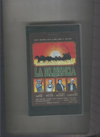 Video VHS: La diligencia de John Ford con John Wayne