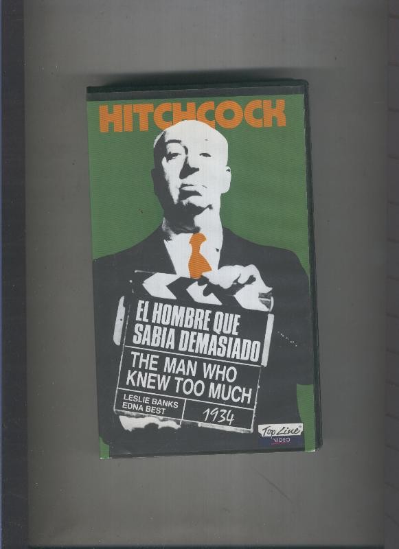 Video VHS: Hitchcock: El hombre que sabia demasiado
