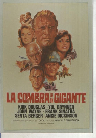 Foto cine 003: La sombra de un gigante (Kirk Douglas-Yul Brynner)
