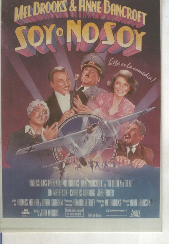 Foto cine 004: Soy o no soy (Mel Brooks-Anne Bancroft)