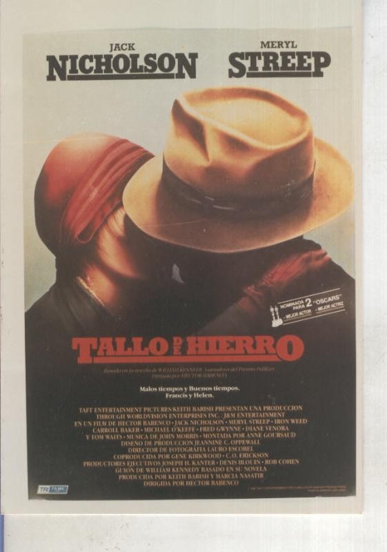 Foto cine 017: Tallo de hierro (Jack Nicholson - Meryl Streep)