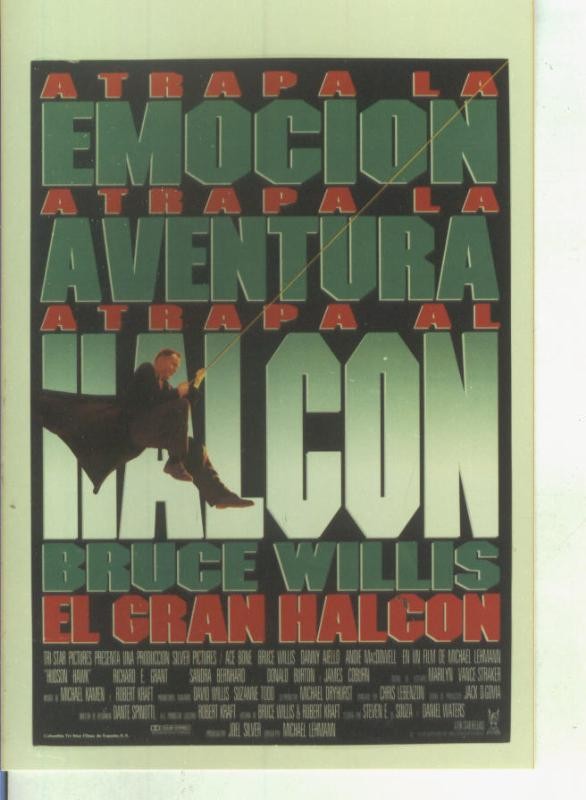 Foto cine 028: El gran halcon (Bruce Willis)
