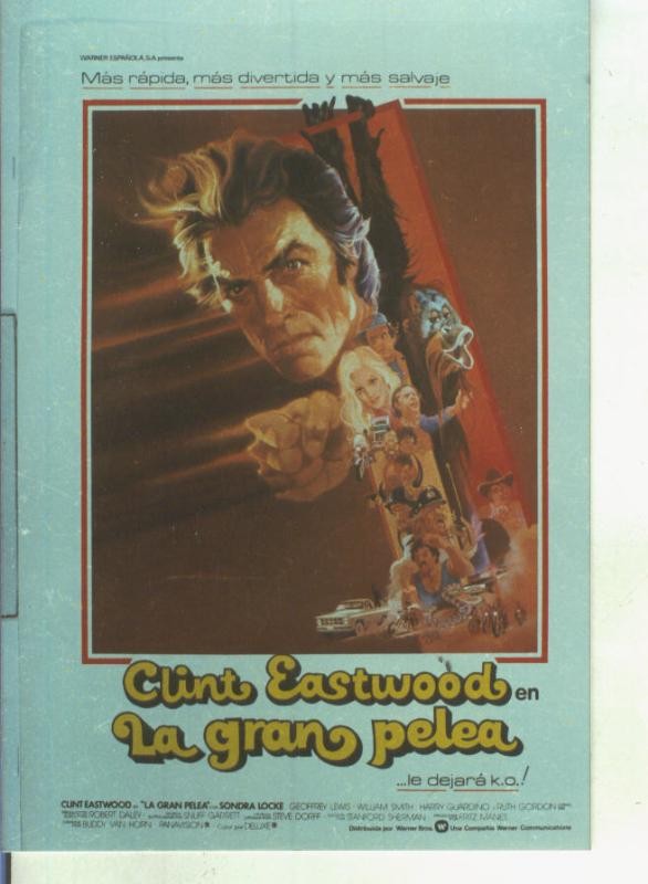 Foto cine 029: La gran pelea (Clint Eastwood)