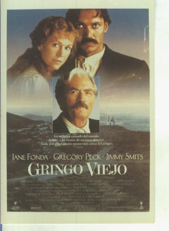 Foto cine 034: Gringo viejo (Jane Fonda-Gregory Peck)