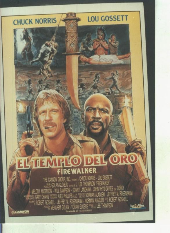 Foto cine 048: El templo del oro (Chuck Norris-Lou Gossett)