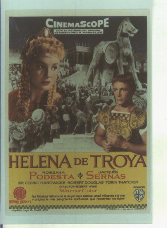 Foto cine 053: Helena de Troya (Rossana Podesta-Jacques Sernas)